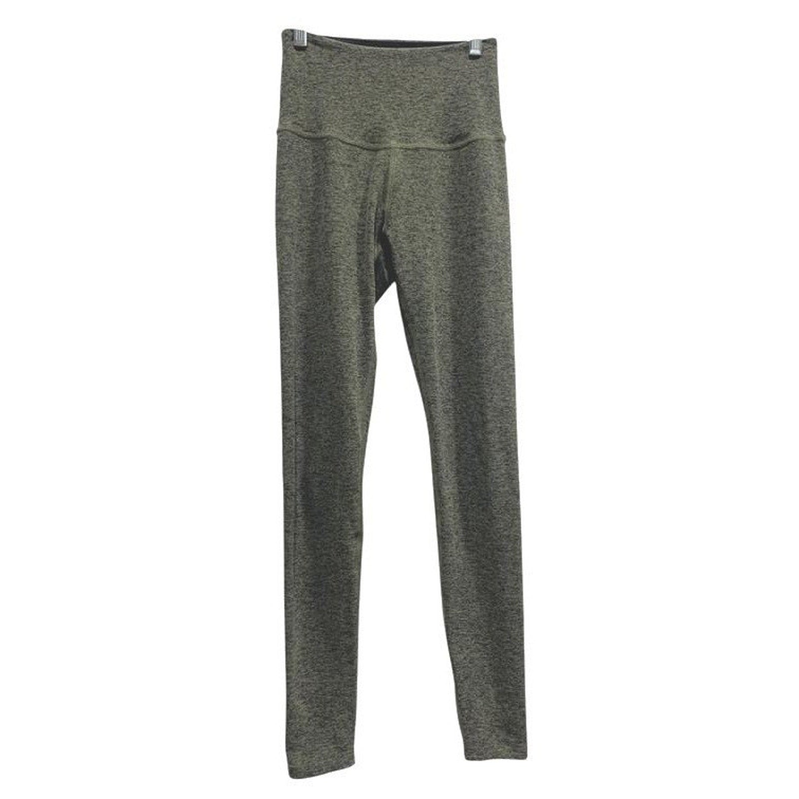 Beyond Yoga Womens High Waisted Space Dye Leggings Aviator Green Heathered Small