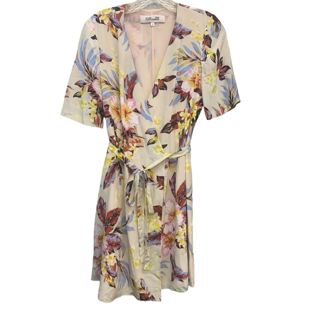 DVF  Diane Von Furstenberg New Savilla Dress Bolan Bone SZ 4