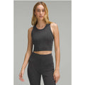 Lululemon Ribbed Softstreme Cropped Tank Top SZ 12