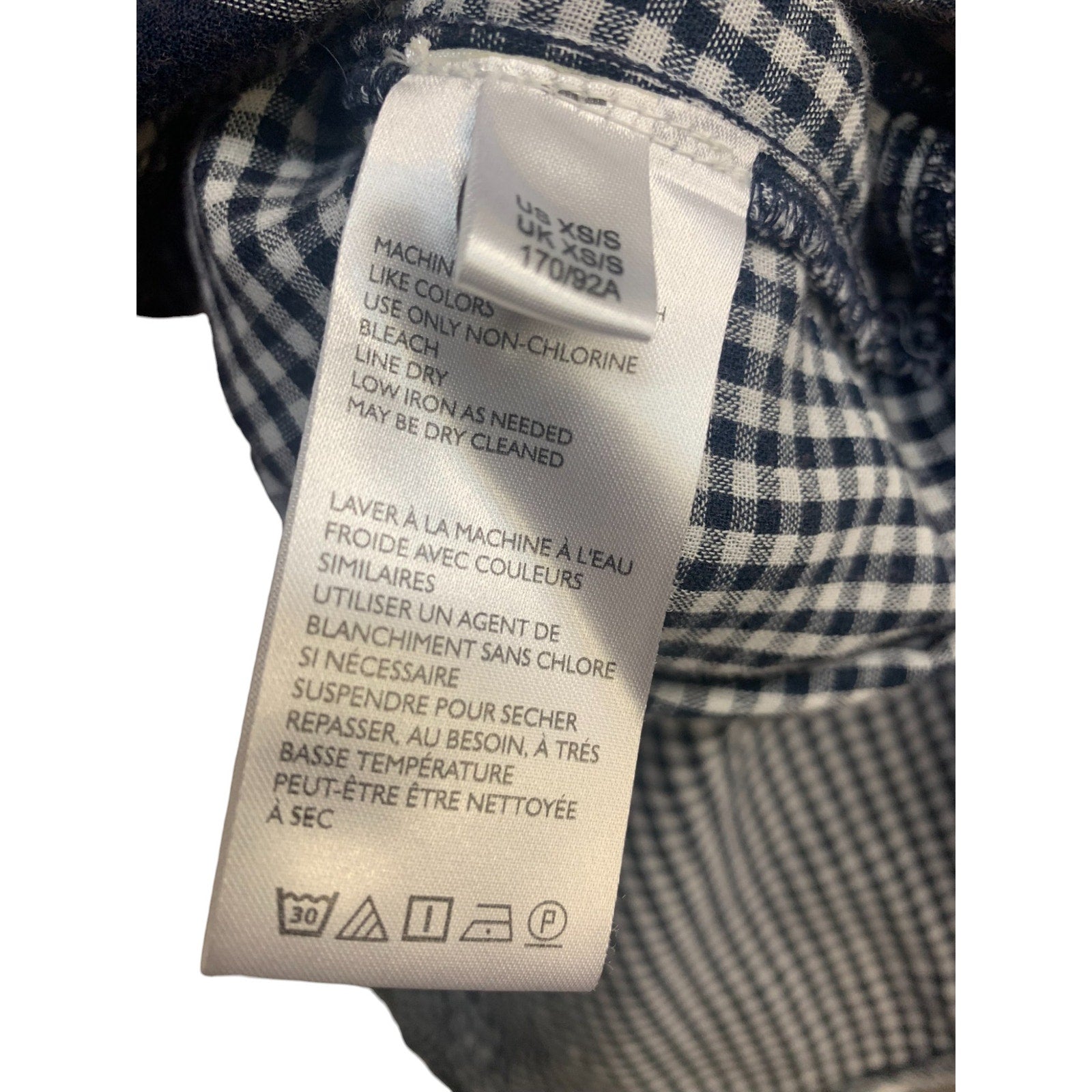 Anthropologie Pilcro Plaid Boyfriend Button Down Shirt SZ XS/S