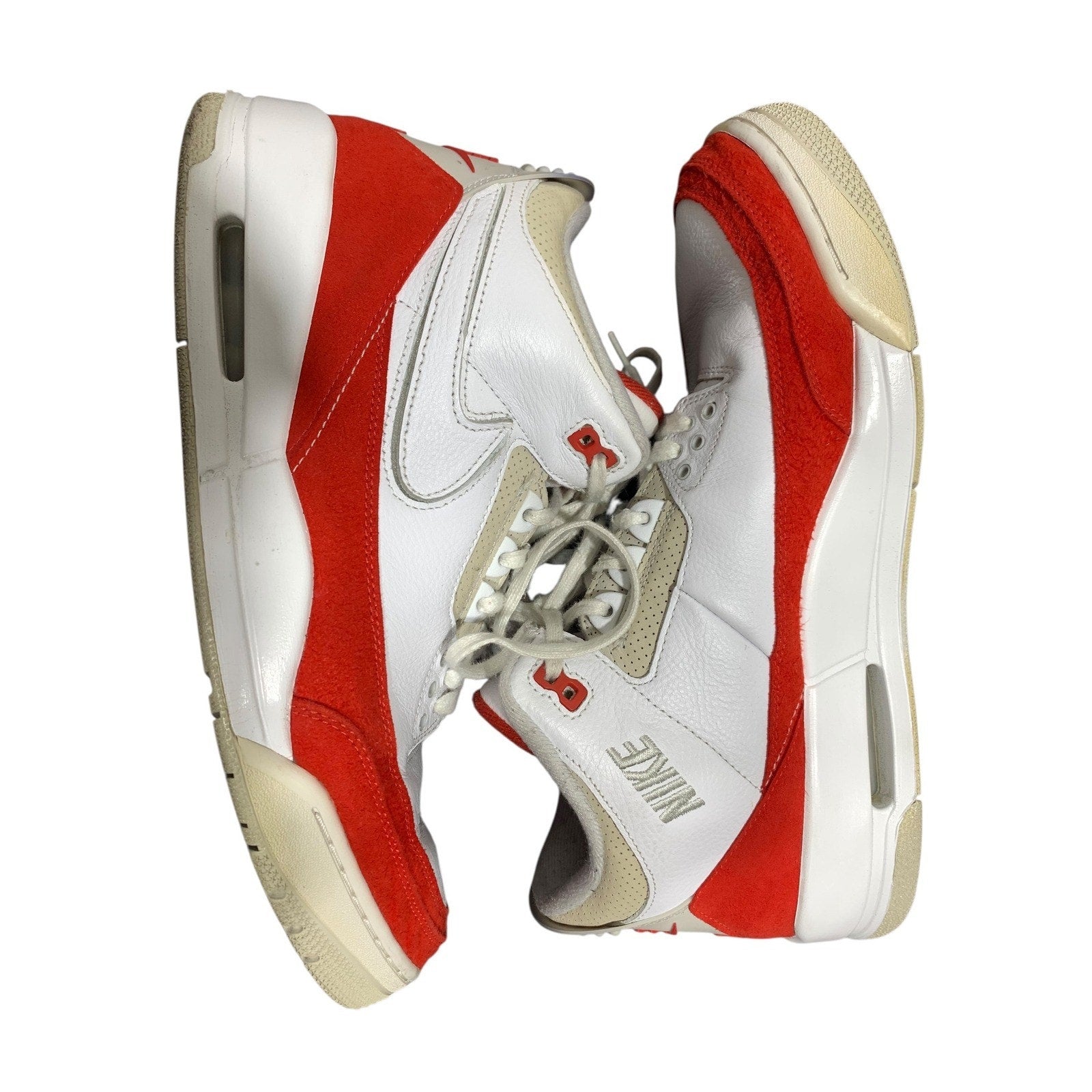 Nike Air Jordan 3 Retro Tinker White University Red CJ0939-100 Mens Size 12