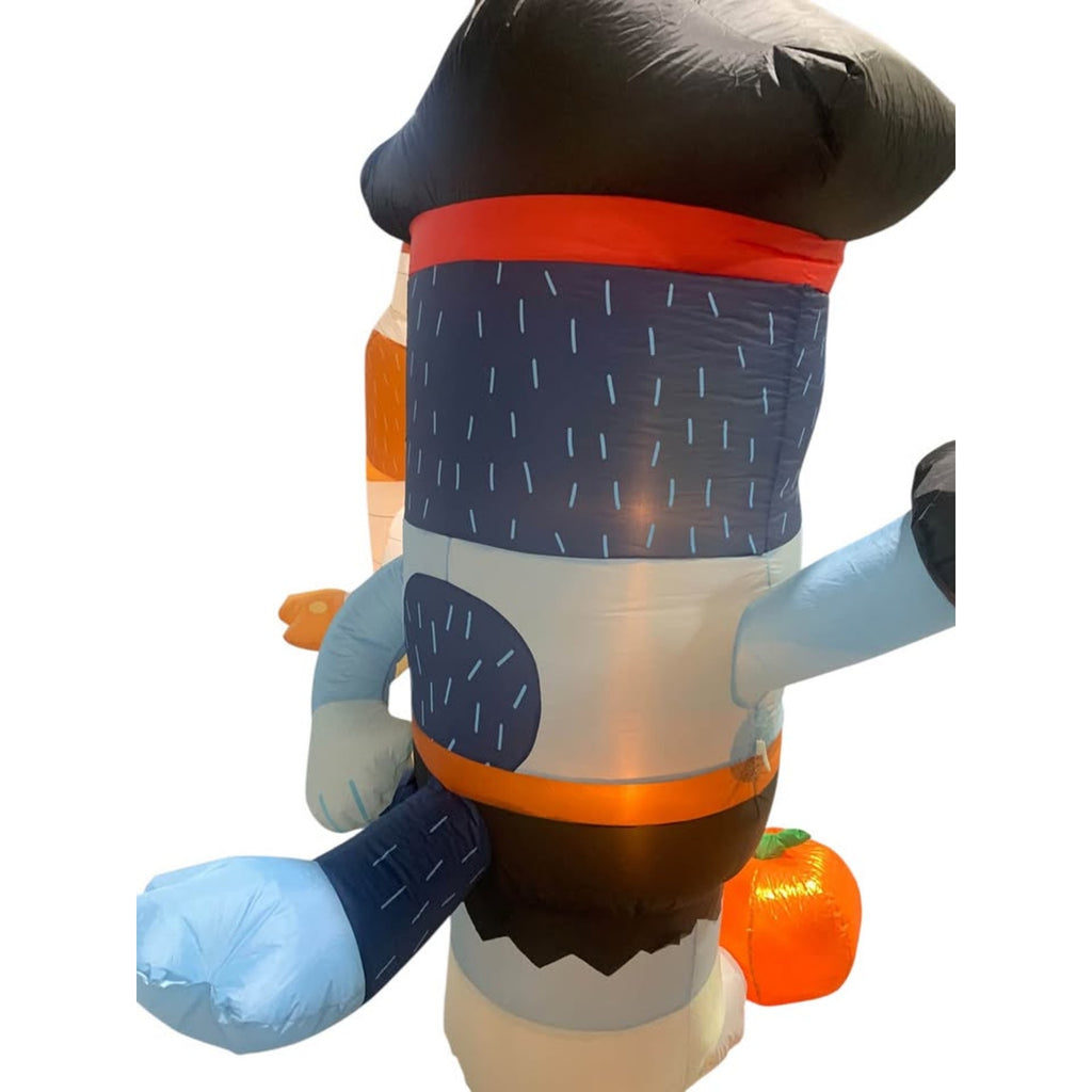Bluey Halloween yard blow up lighted bluey family