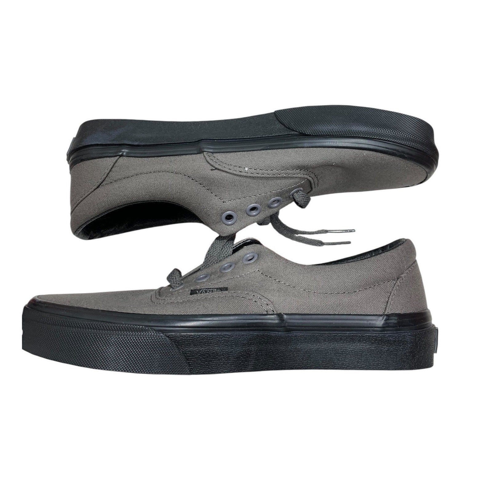 Vans Era Gargoyle Black Sole Grey Canvas Skate Shoes VN000W3CDOE Men 5 Women 6.5