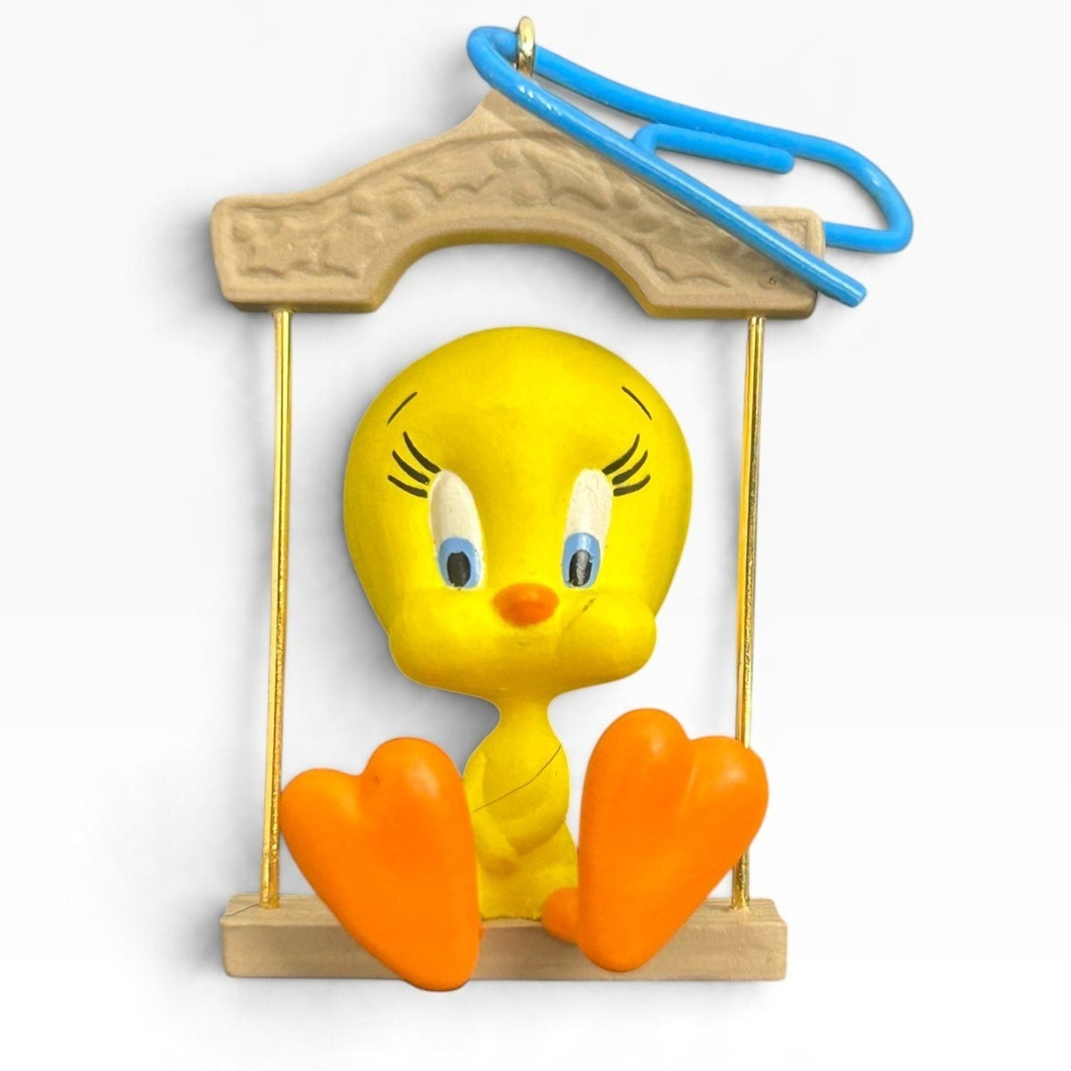 Hallmark 1995 Looney Tunes Sylvester and Tweety Hang-Togethers Ornament Set