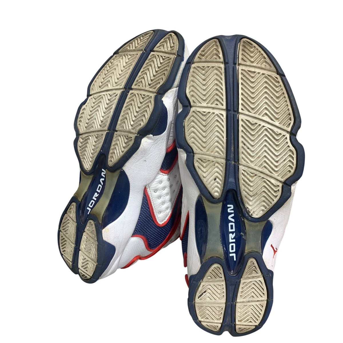 Jordan Womens OG White Navy Red Basketball Sneakers 133000-100 Size 9 retro