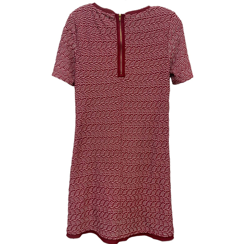 ANTHROPOLOGIE Maeve Dora Red & White Short Sleeve Shift Dress SZ XS