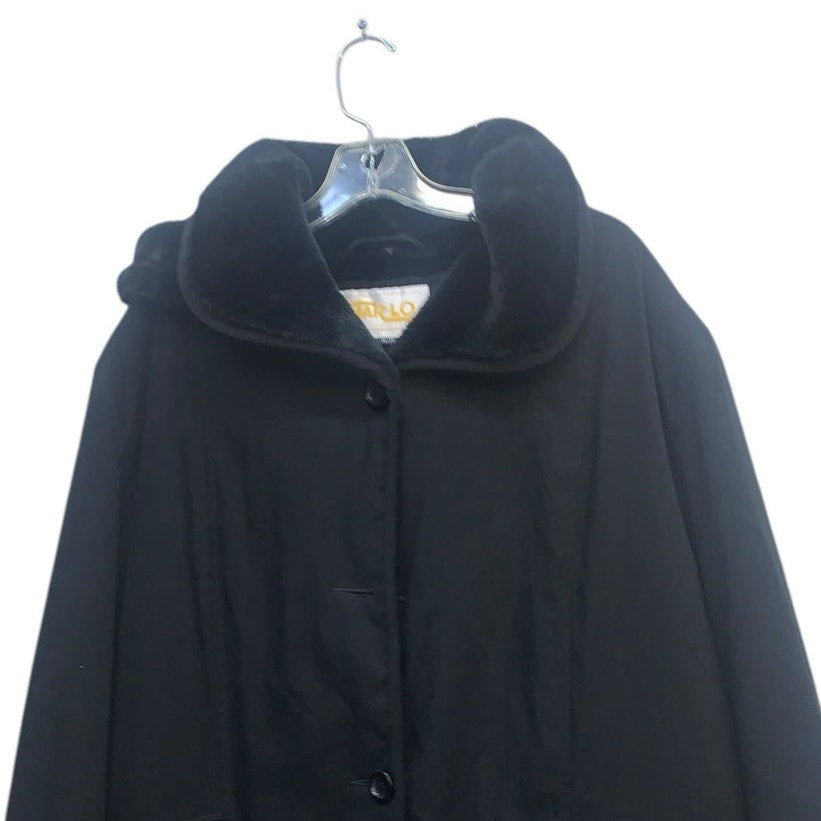 Marlo Artic Warmth Faux fur Black Jacket SZ XL