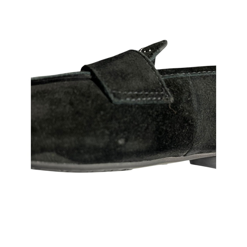 Donald Pliner Women's Bel Kid Suede Loafers Black Womens Size 7M