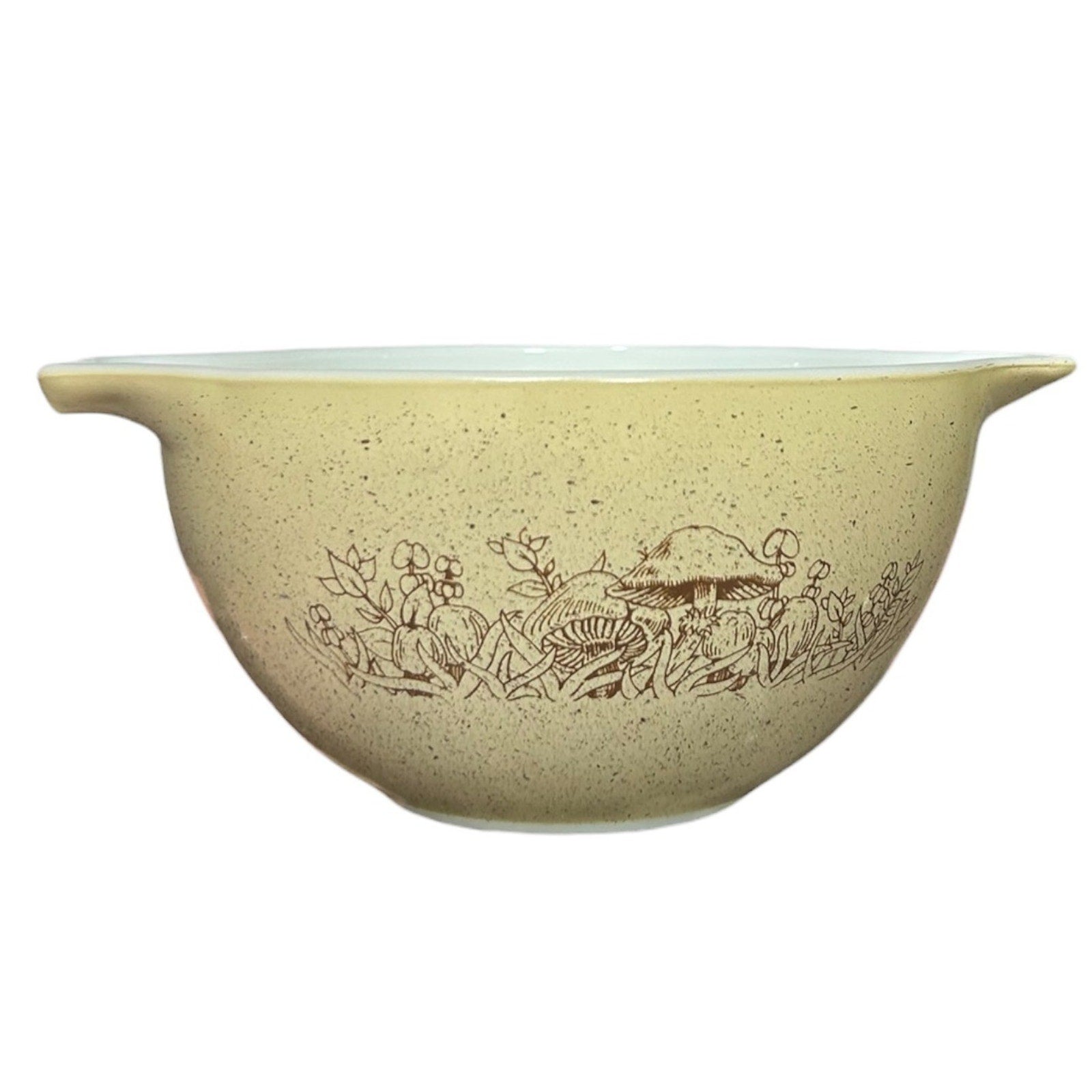 Vintage Pyrex Forest Fancies 441 Cinderella Mixing Bowl 750ml Mushroom Tan