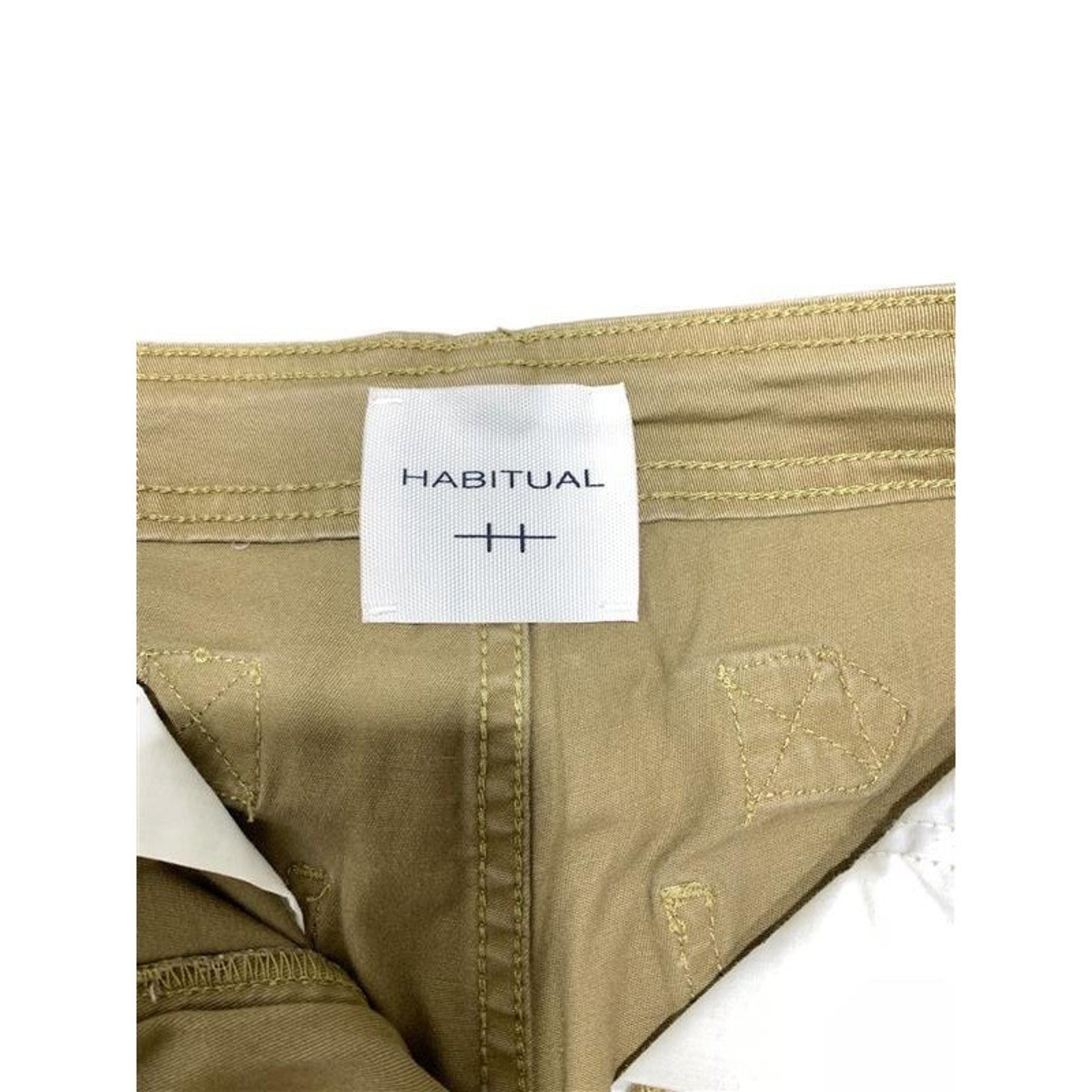 Habitual High Rise Wide Leg Army Green Pants HNM02107B Womens Size 2/26 NEW