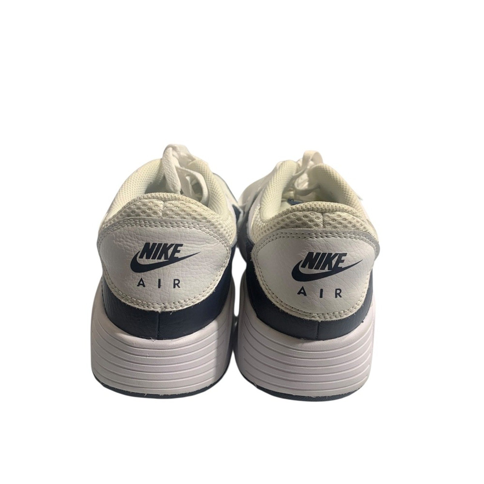 Nike Air Max Shoes Men Size 11 CW4555 123 White Navy Leather Mesh Sneakers