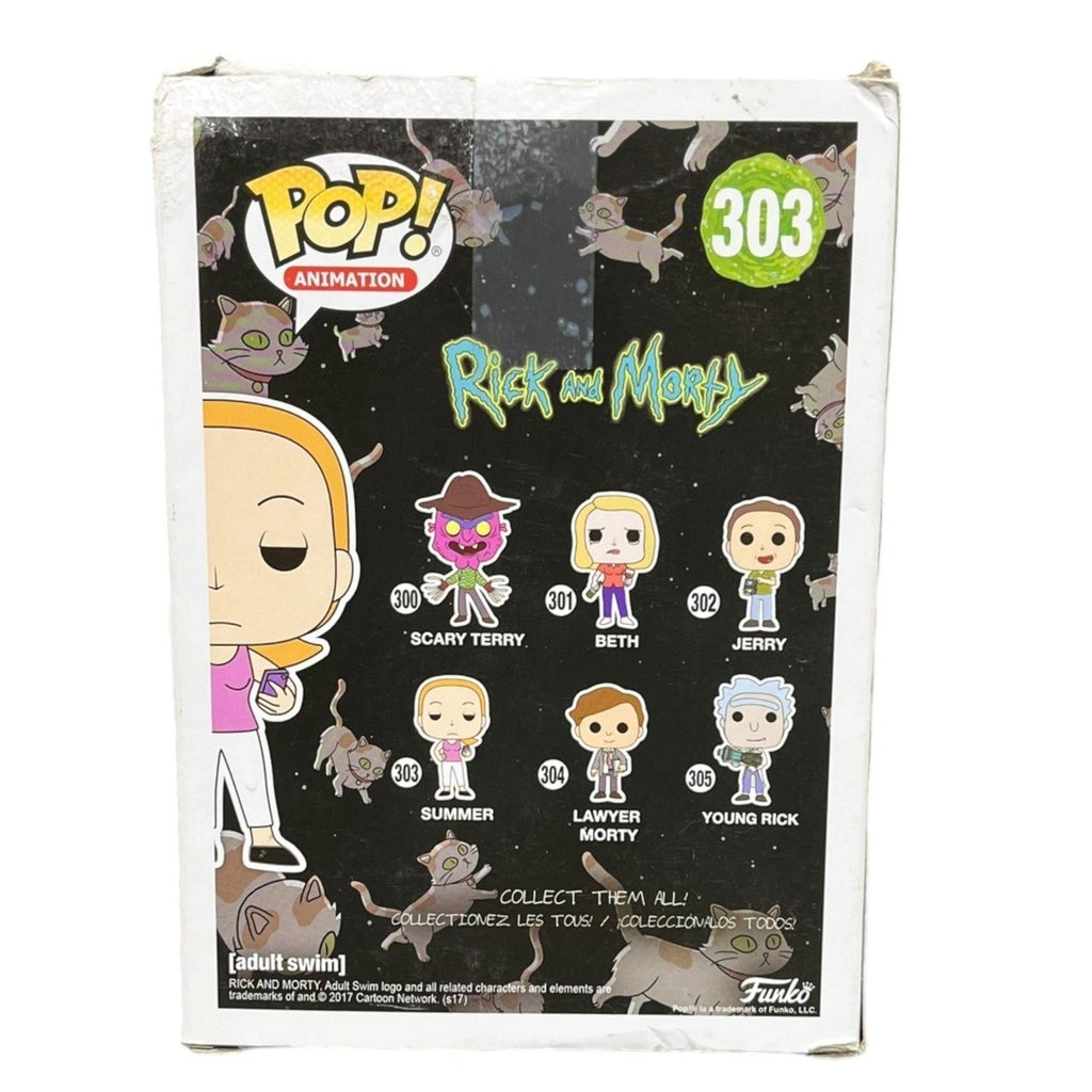 Funko Pop Rick and Morty Summer #303 Vinyl Figure Animation Adult Swim 2017