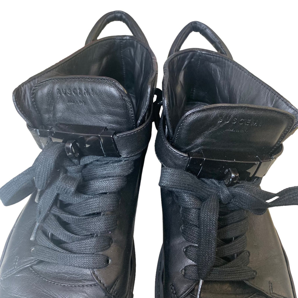 BUSCEMI Men's Sneaker Leather in Black SZ 7
