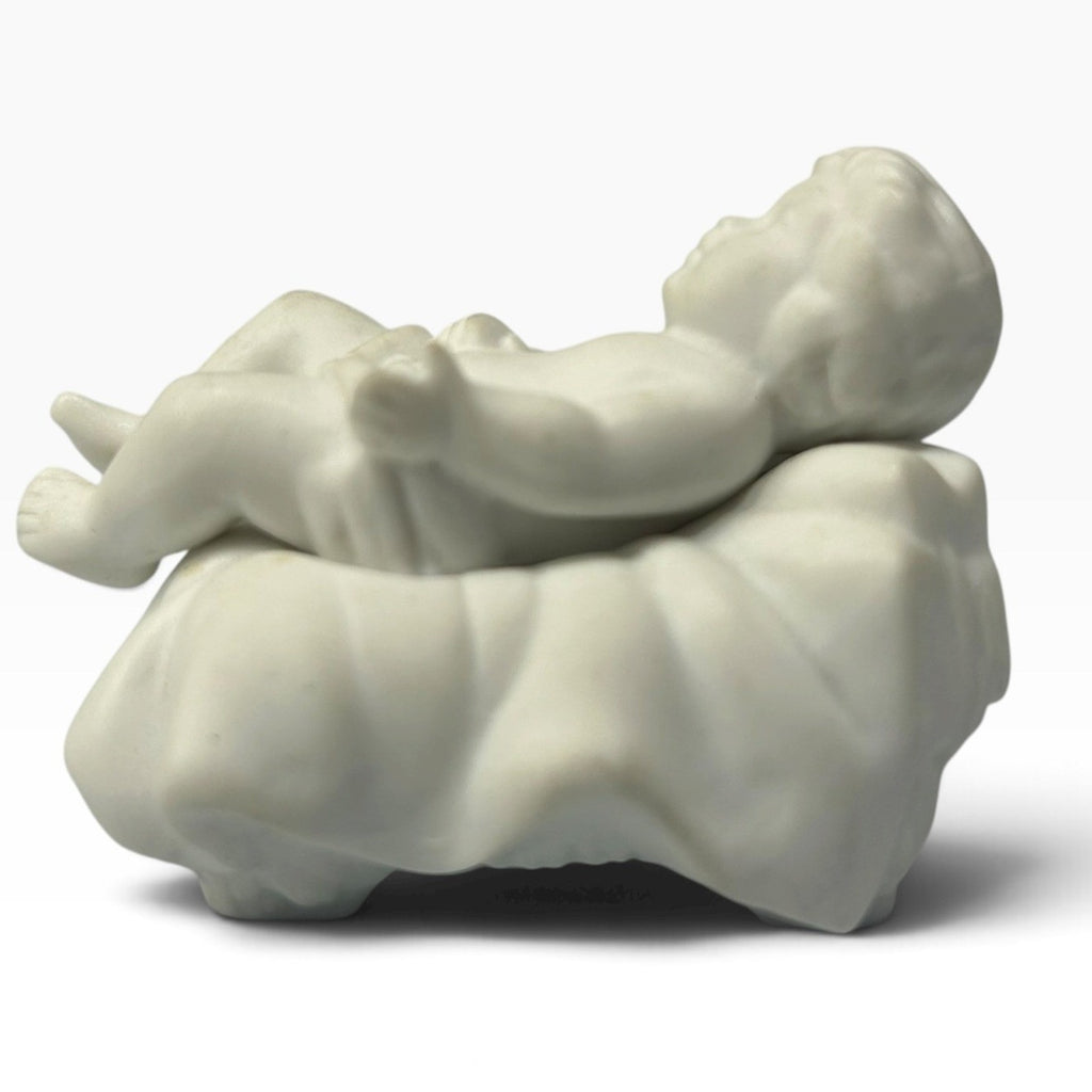 Avon Nativity Collectibles 1981 Baby Jesus Bisque Porcelain Figurine White Rare
