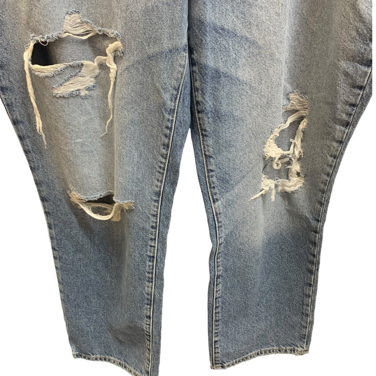 NWT Good American Good Boy Ripped Jeans SZ 16