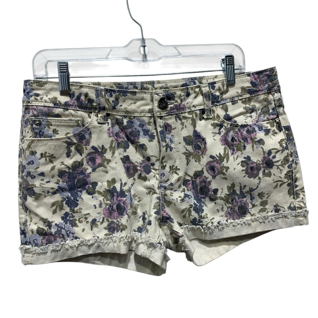 DL1961 Stella Shorts size 30 Katniss Floral Denim Ivory blue summer short