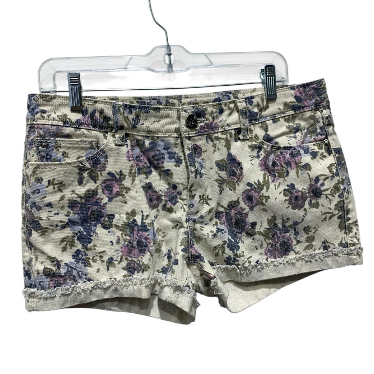 DL1961 Stella Shorts size 30 Katniss Floral Denim Ivory blue summer short