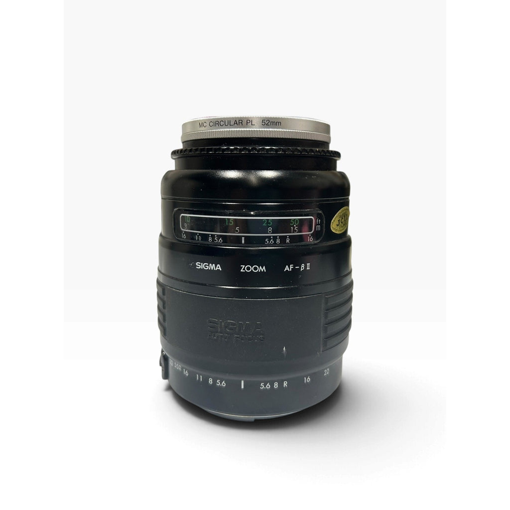 Sigma Zoom AF-beta II 55-200mm f/4-5.6 Lens with Sony 52mm PL Filter