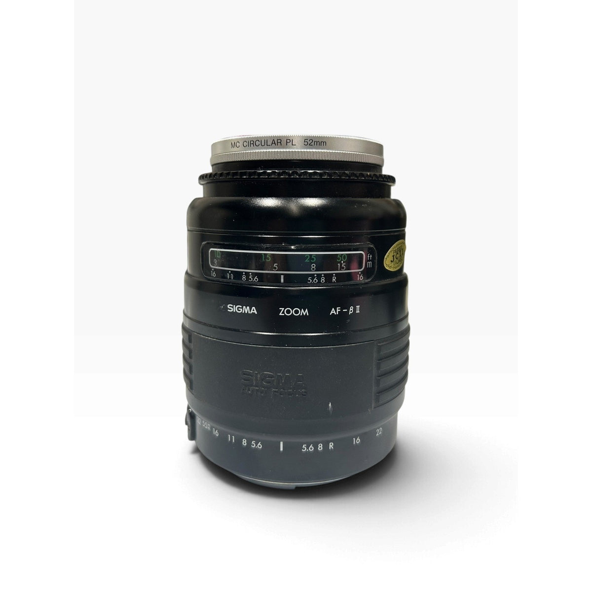 Sigma Zoom AF-beta II 55-200mm f/4-5.6 Lens with Sony 52mm PL Filter