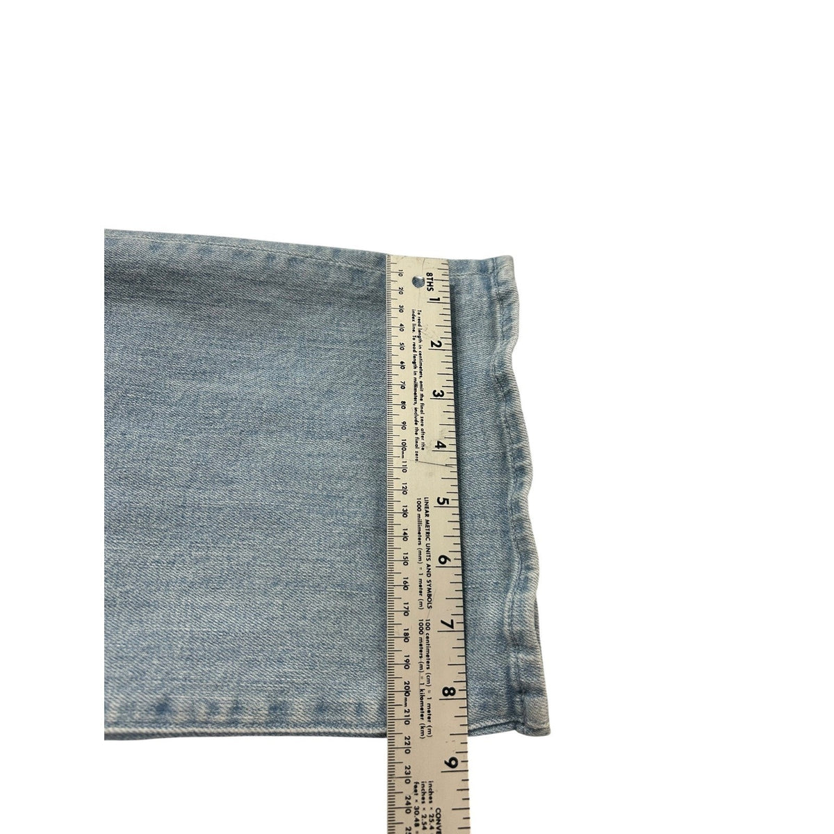 MOTHER High Waisted Tunnel Vision Sneak Jeans Sippin Sweet Tea Light Wash 29