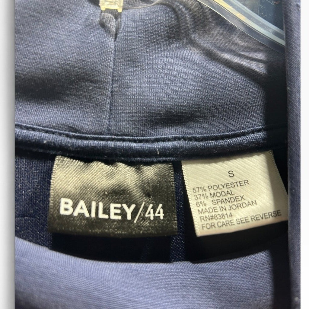 Bailey 44 Navy Blue Mock Neck Soft Knit Modal Sweatshirt & Pants Set small