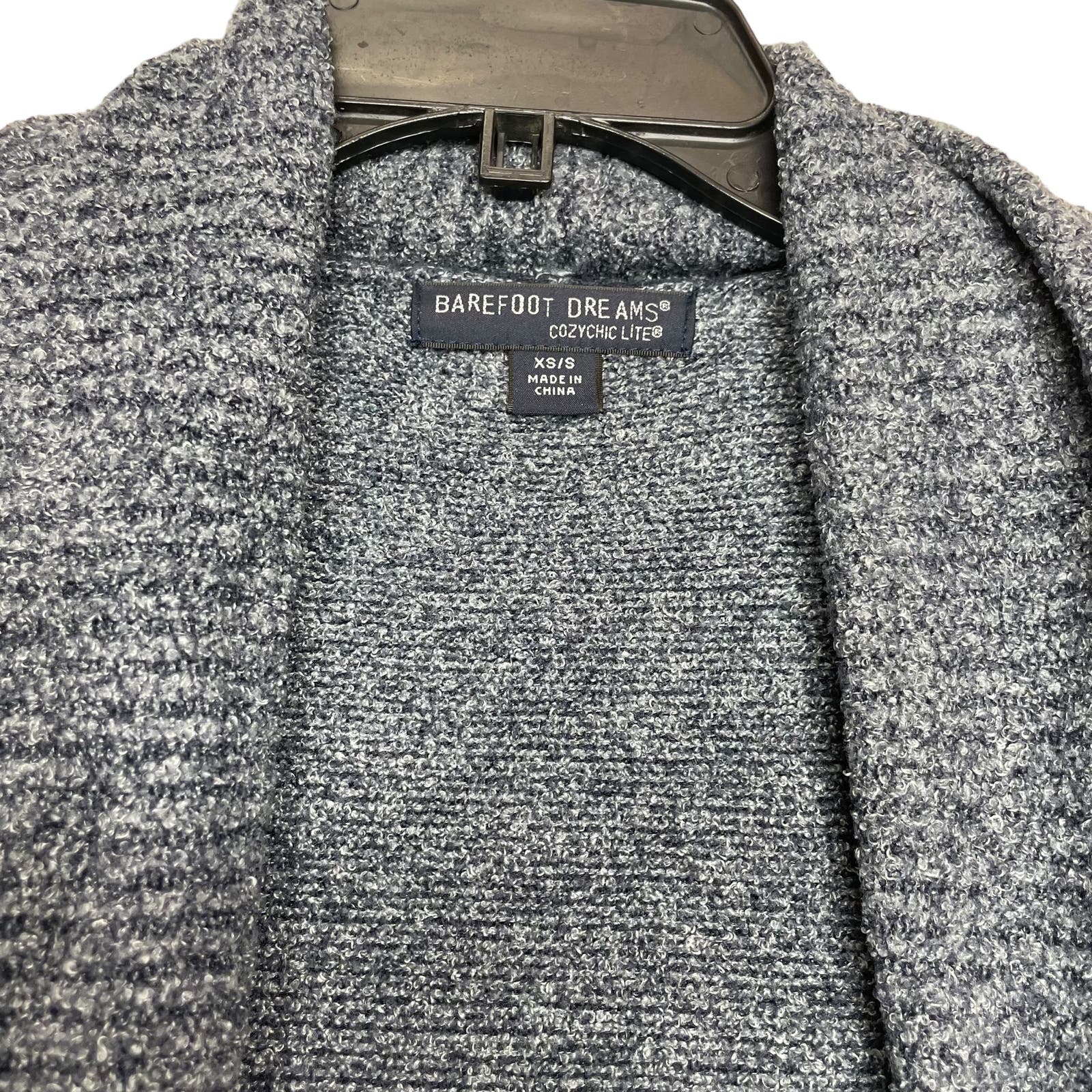 Barefoot Dreams Cardigan Blue-Grey SZ XS