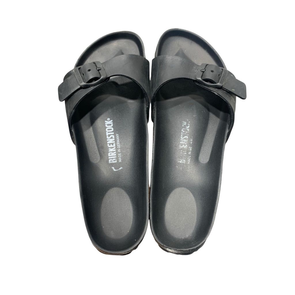 Birkenstock Madrid Essentials EVA Slide Sandal - Black Size 38 L7 M5 NARROW