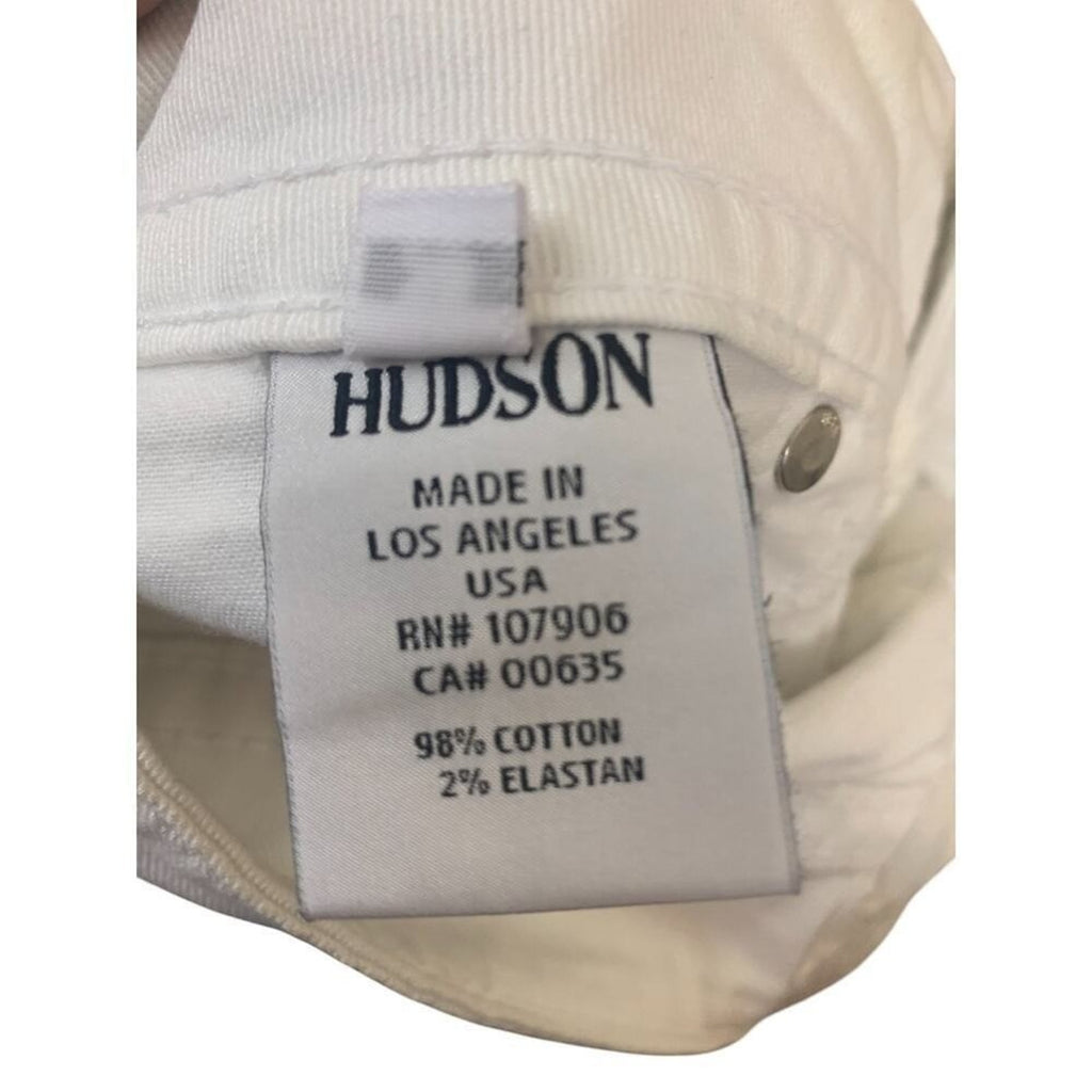NWT HUDSON Signature Bootcut White SZ 29 Wide Leg