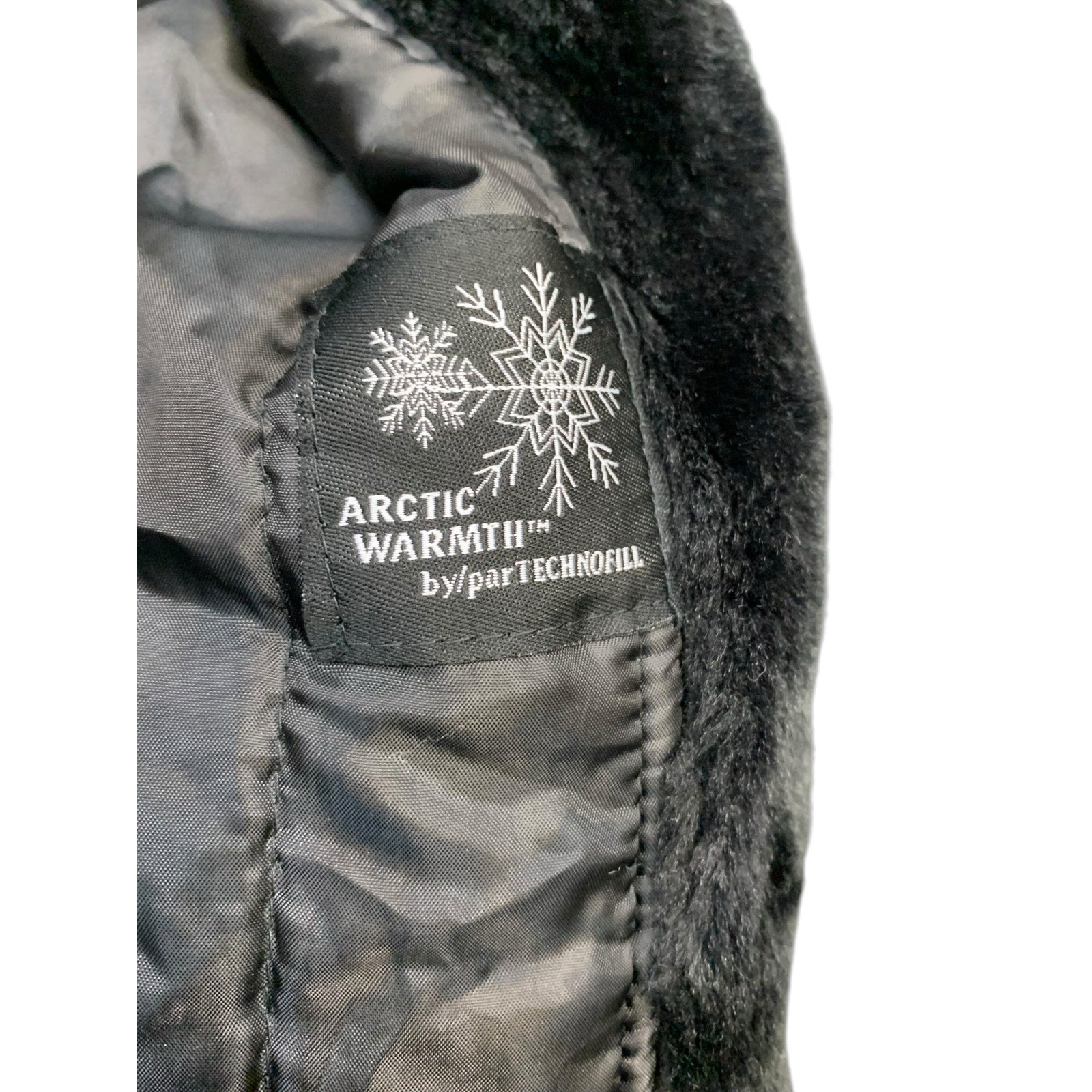 Marlo Artic Warmth Faux fur Black Jacket SZ XL