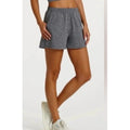 Vuori VW3007 Womens M Boyfriend Grey Heather Soft Pull On Shorts Lounge Gym