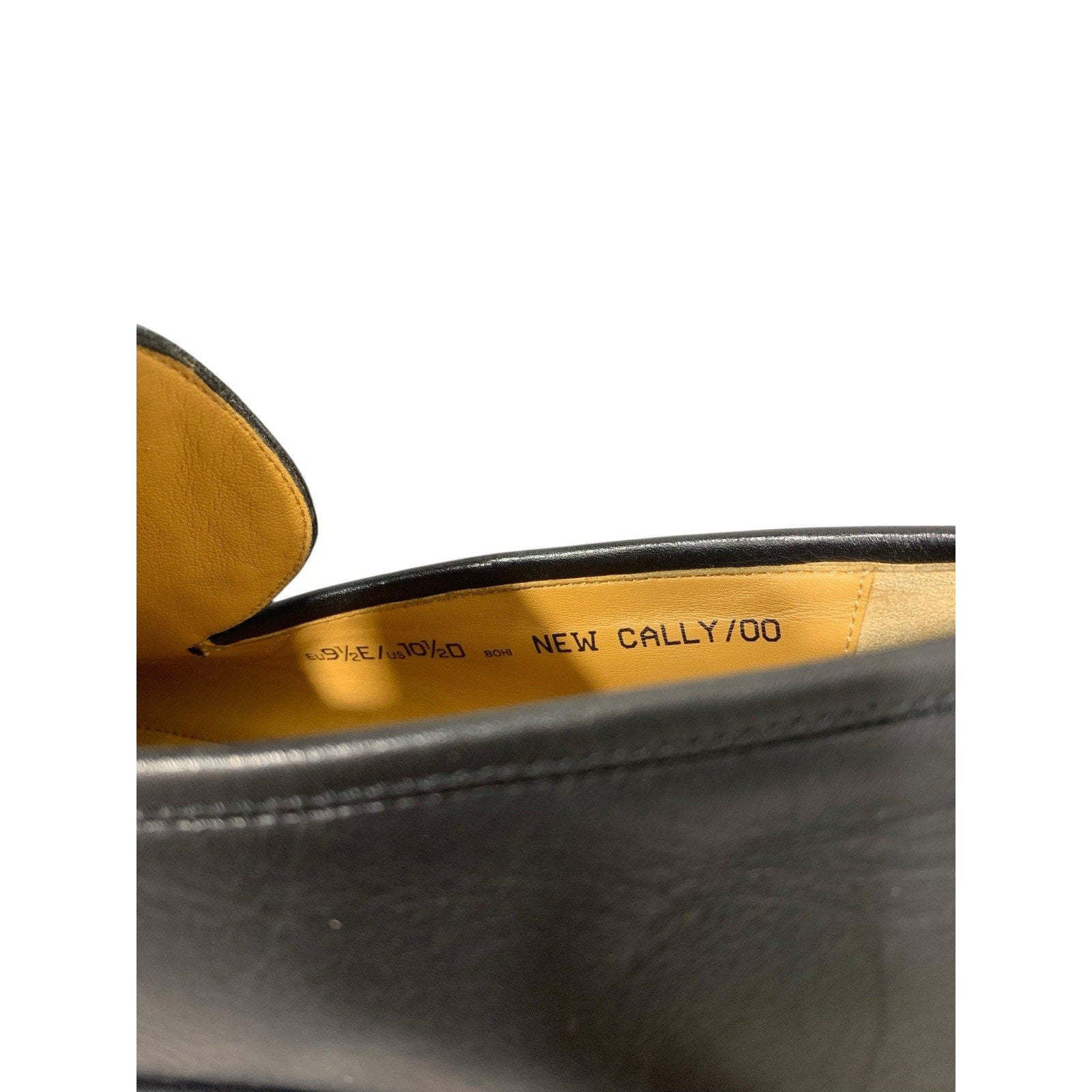 Bally Black Nevio Leather B Logo Buckle Dress Shoes Loafers Size US 10.5D