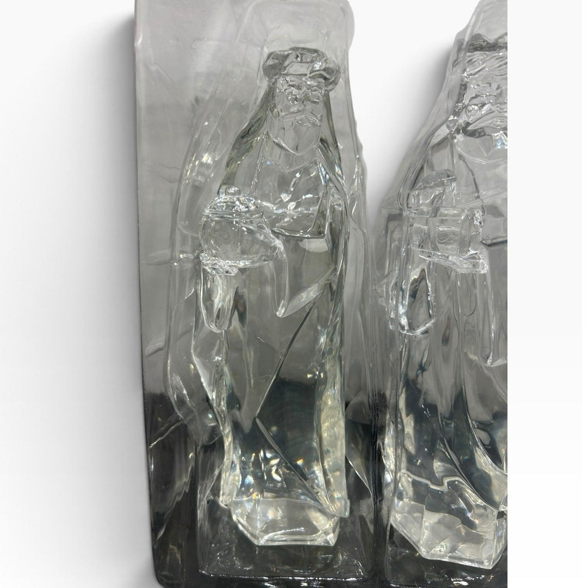 Target Clear Acrylic 6 Piece Nativity Set Figurines 7 Inch Christmas Decor Cute