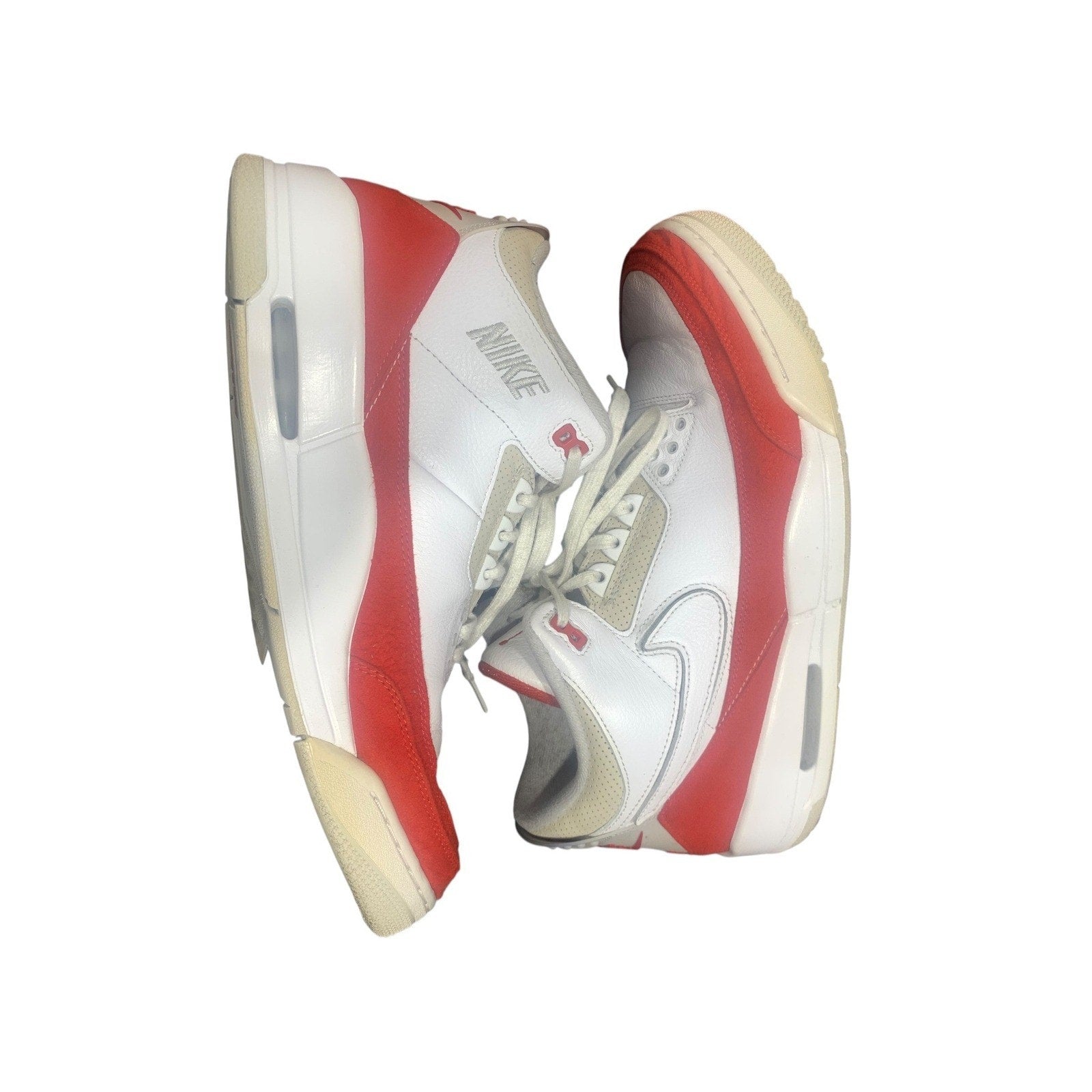 Nike Air Jordan 3 Retro Tinker White University Red CJ0939-100 Mens Size 12