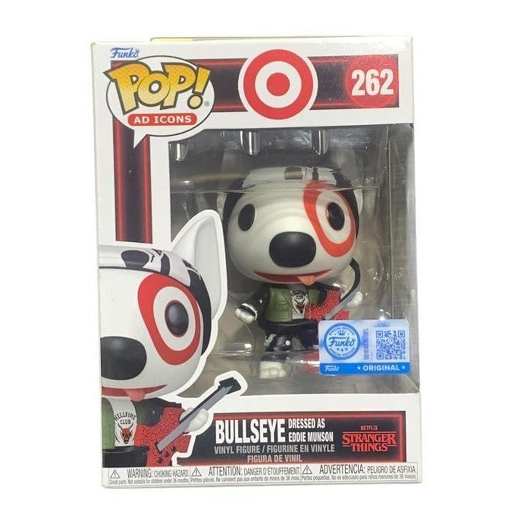 Funko Pop Ad Icons Bullseye Dressed as Eddie Munson Stranger Things Target 262