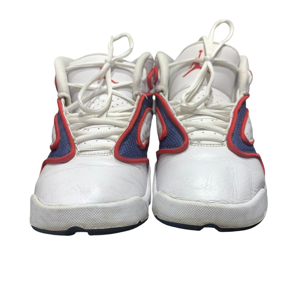 Jordan Womens OG White Navy Red Basketball Sneakers 133000-100 Size 9 retro