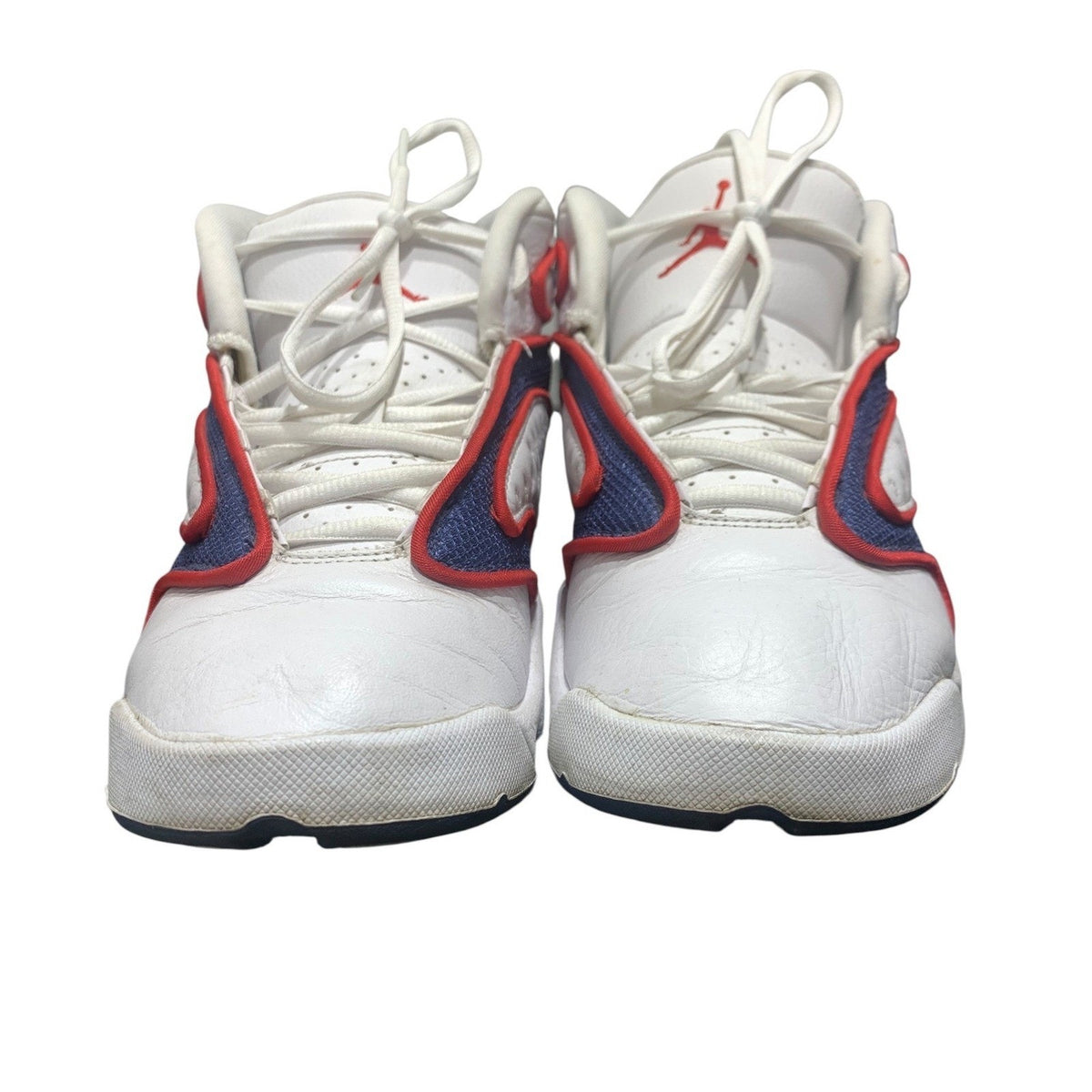 Jordan Womens OG White Navy Red Basketball Sneakers 133000-100 Size 9 retro