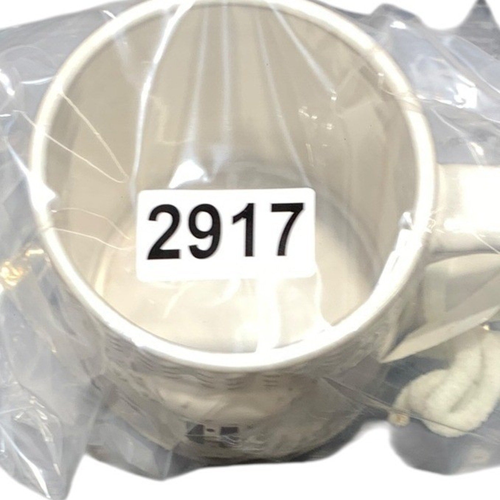 NWT Anthropologie Snowcap Reactive-Glazed Monogram Mug H