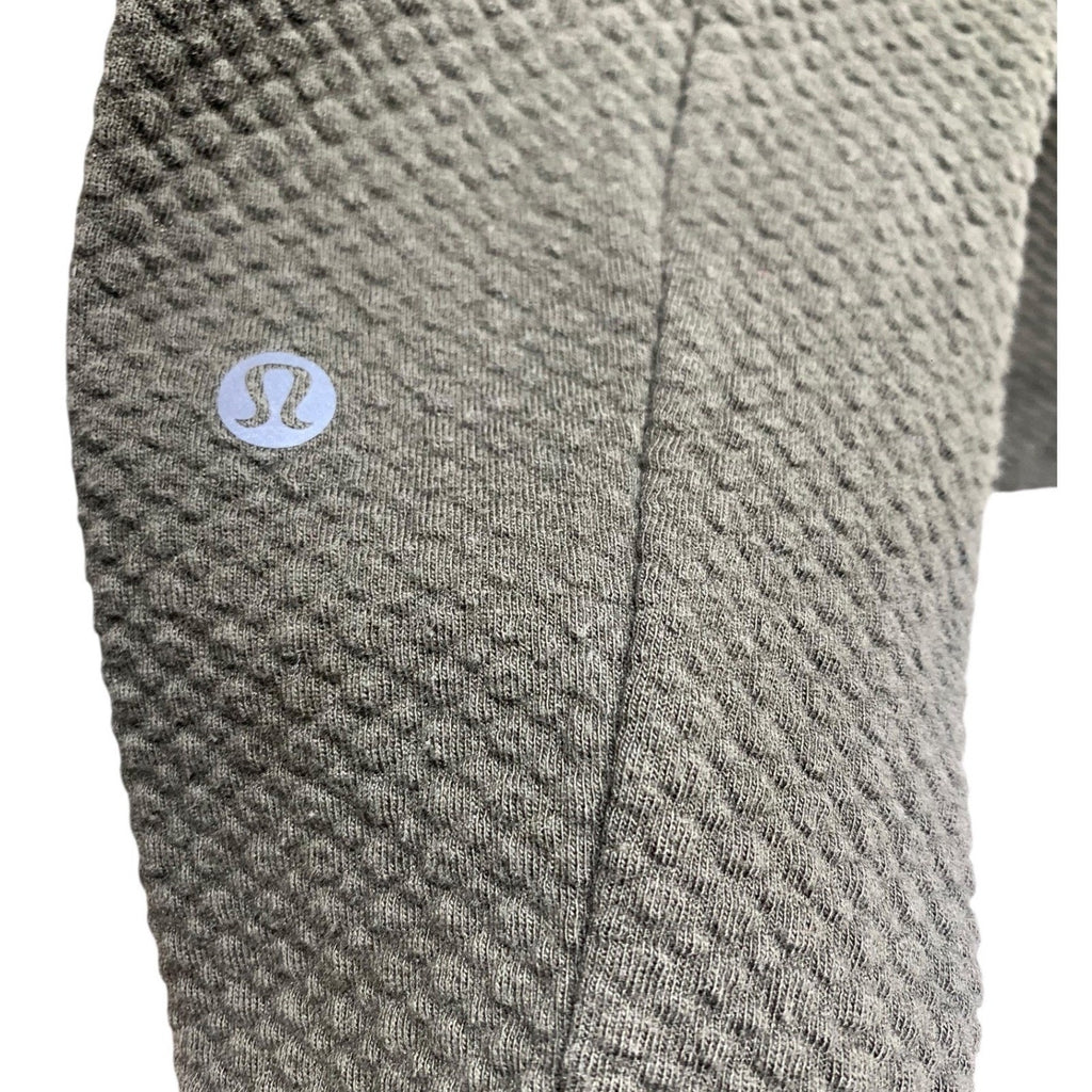Lululemon At Ease Hoodie Dark Olive Green TexturedMens Medium