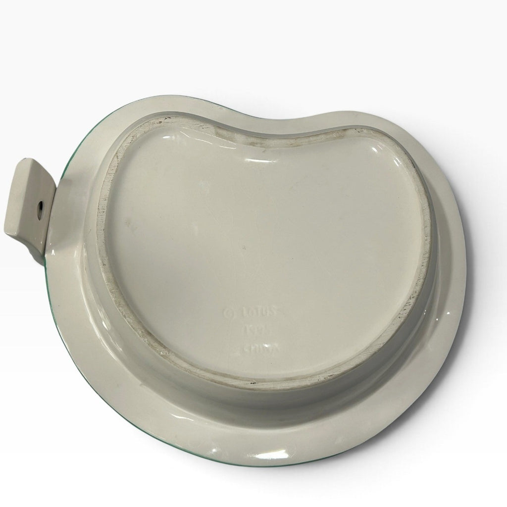 Vintage 1995 Lotus Ceramic Swimming Pool Trinket Dish Swimmer Diving Board Retro