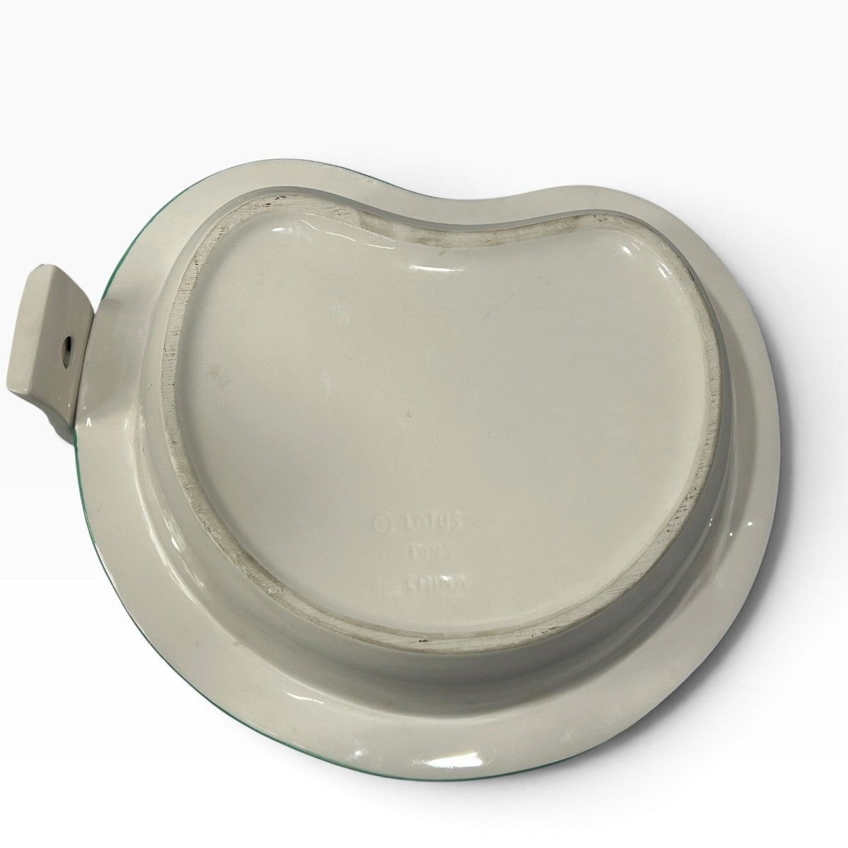 Vintage 1995 Lotus Ceramic Swimming Pool Trinket Dish Swimmer Diving Board Retro