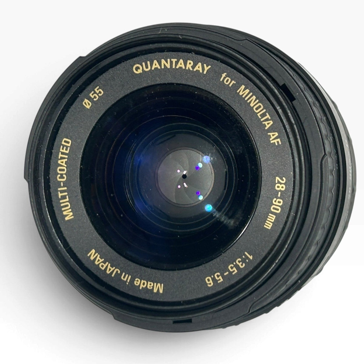 Quantaray 28-90mm f/3.5-5.6 D Aspherical AF Lens for Minolta AF Mount 55mm Japan