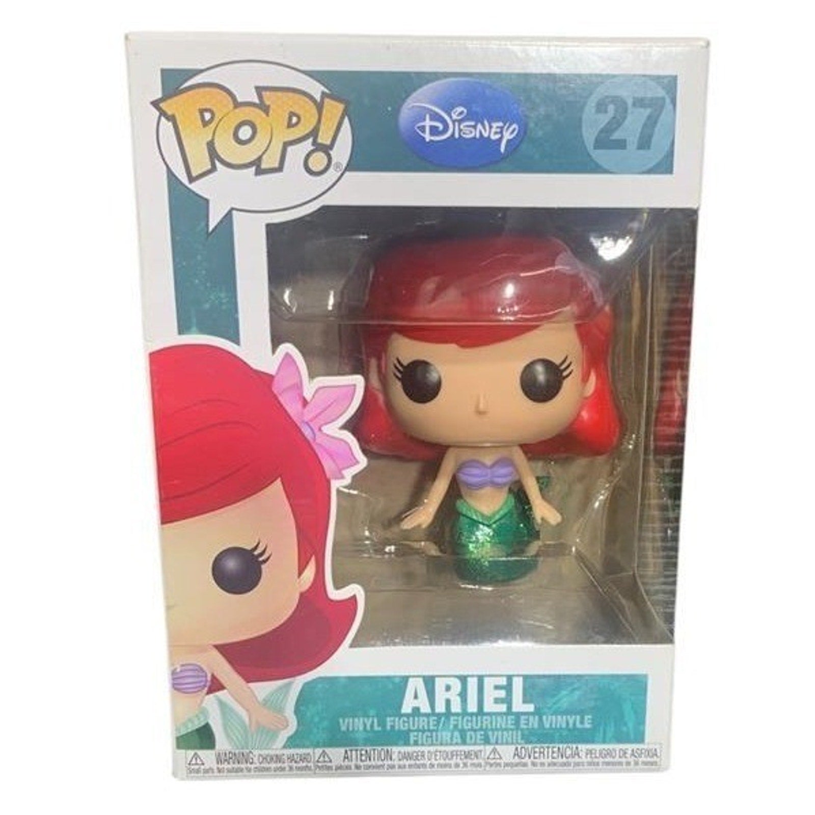 Funko Pop Disney The Little Mermaid Ariel 27 Series 3 Vinyl Figure Red Hair