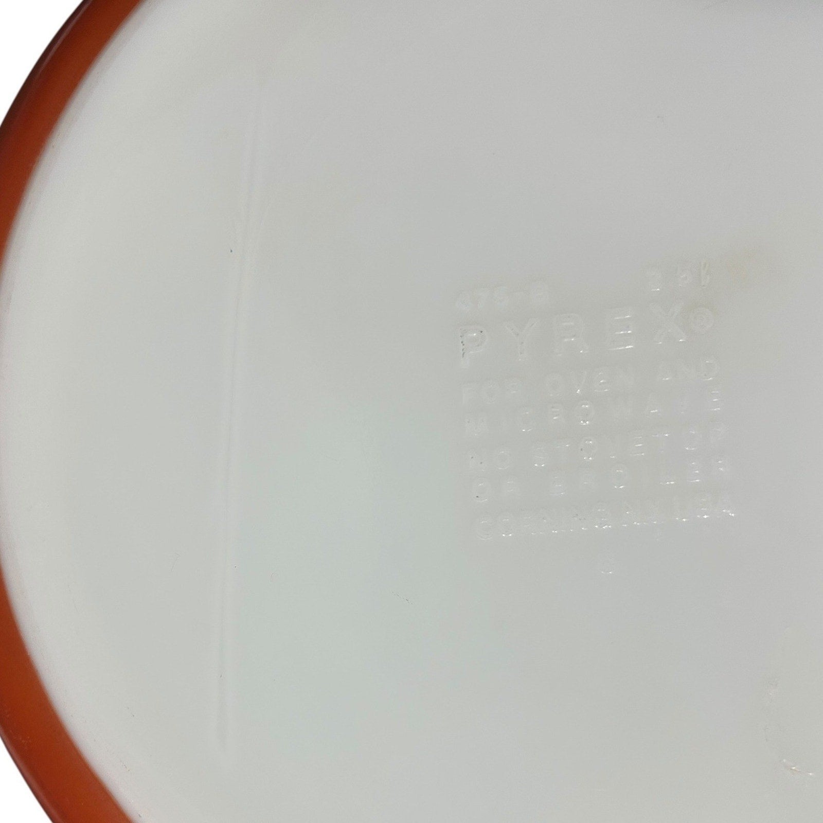 Pyrex Autumn Harvest 471-B 1.5 Pt Casserole Dish No Lid Burnt Orange Wheat USA