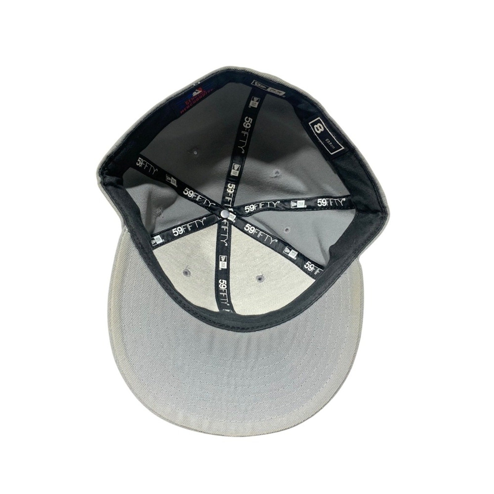 New Era New York Yankees 59FIFTY Fitted Baseball Cap Men's Gray MLB