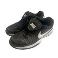 Nike Air Black Leather Lace Up Athletic Shoes Sneakers Men's Size 10.5