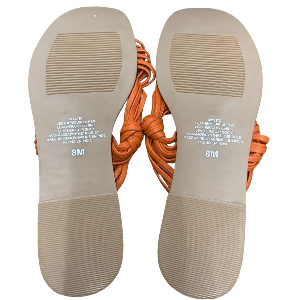 ANTHROPOLOGIE Matisse Mystic Sandals ORANGE SZ 8