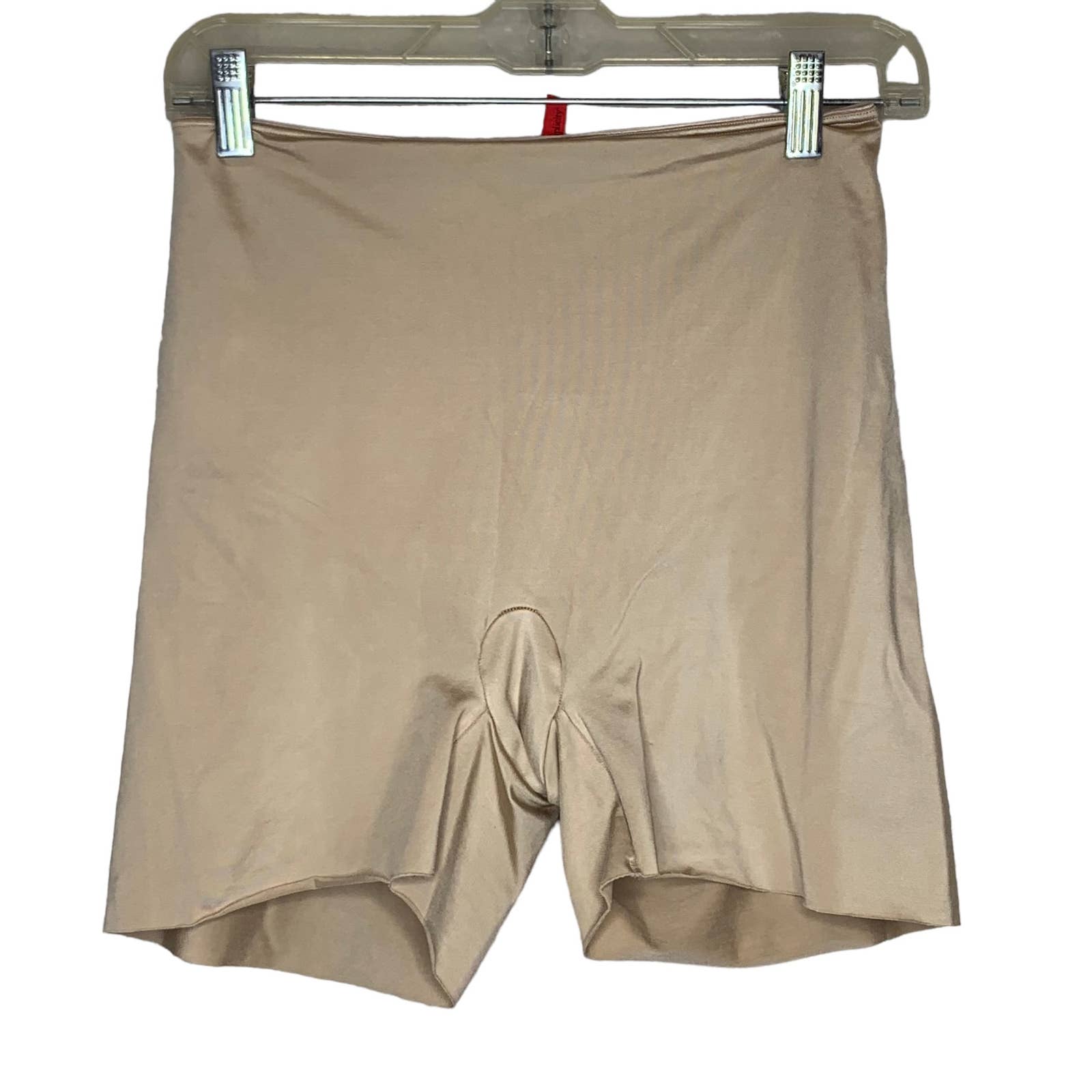 SPANX Beige Shorts with Tummy Control SZ L