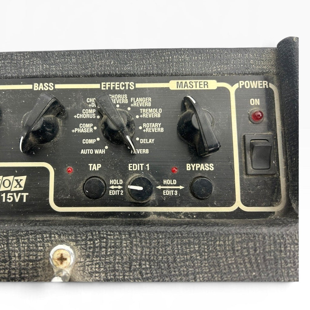 Tested Vox Valvetronix AD15VT 15W Hybrid Modeling Guitar Combo Amplifier Black