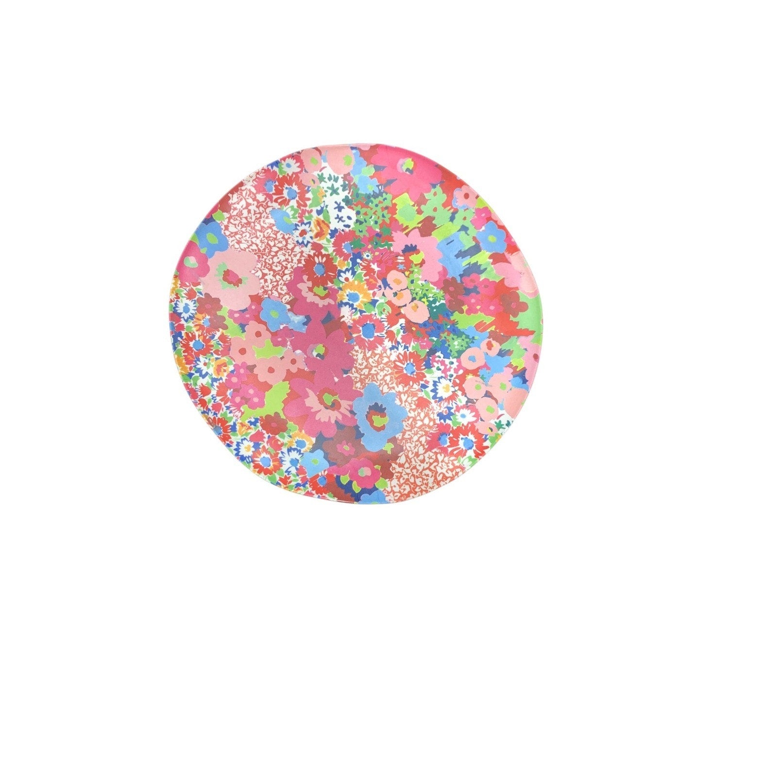 Sarah Campbell for Anthropologie Floral Melamine Dinner Plate Multicolor Round