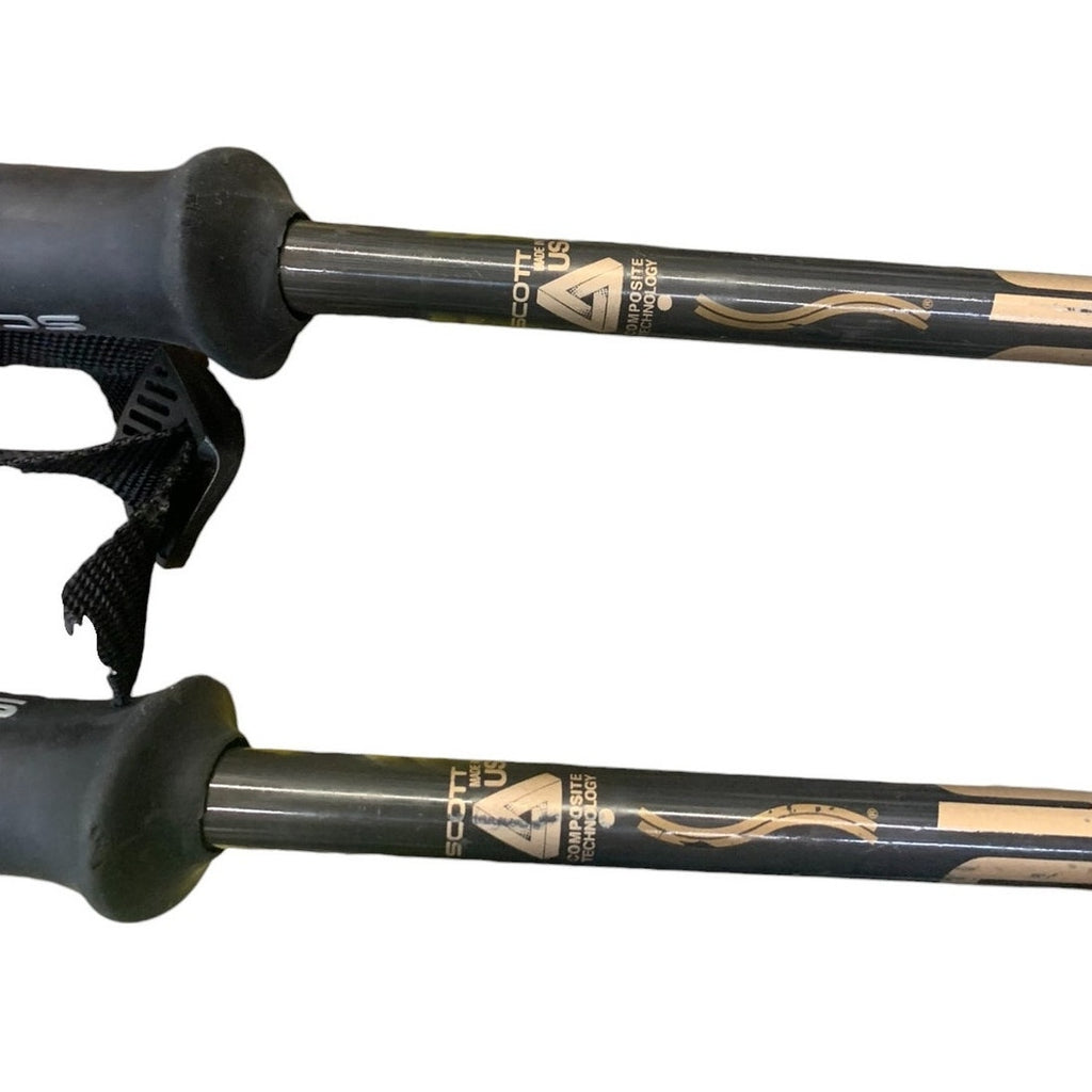 Scott Graphite Ski Poles 52" Black and Gold